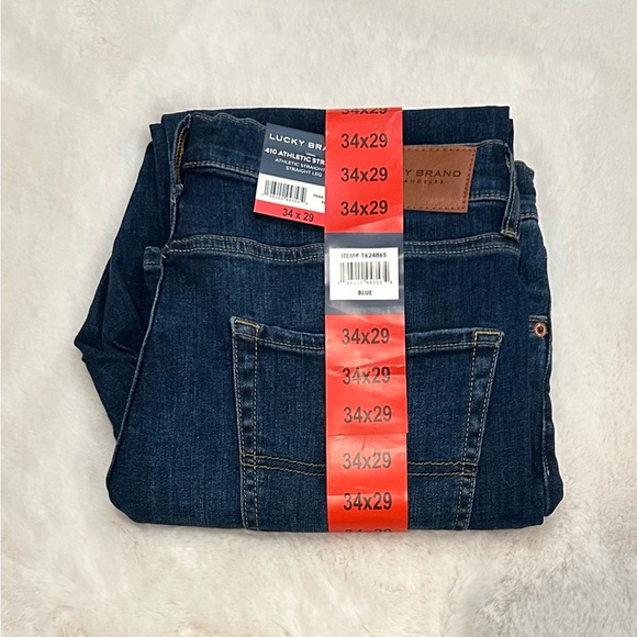 Lucky Brand Men’s 410 Athletic Straight Fit 2 Way Stretch Jeans - Picture 8 of 9